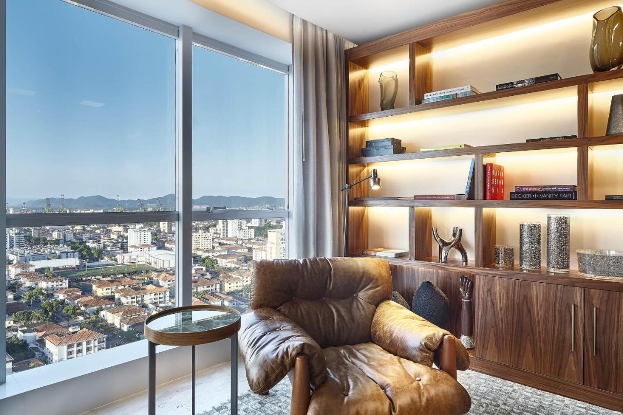 Sheraton Santos Hotel Экстерьер фото The view from the library