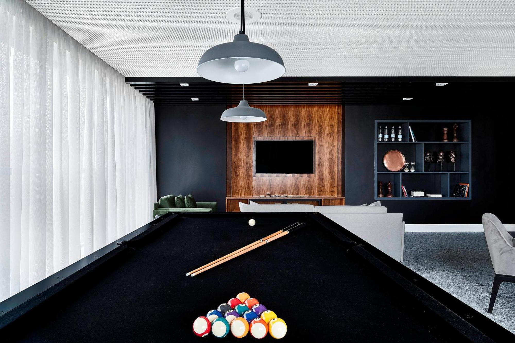 Sheraton Santos Hotel Экстерьер фото The pool table at the home of the 2016 winner